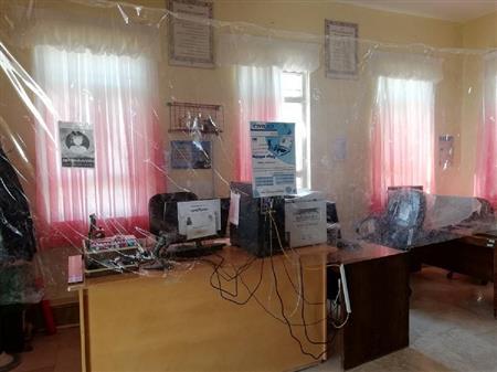 پیشخوان کتابخانه